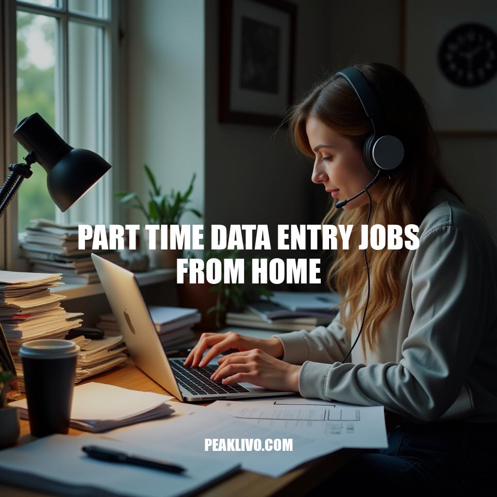 Part Time Data Entry Jobs From Home: A Guide to Legitimate Opportunities and Earning Potential