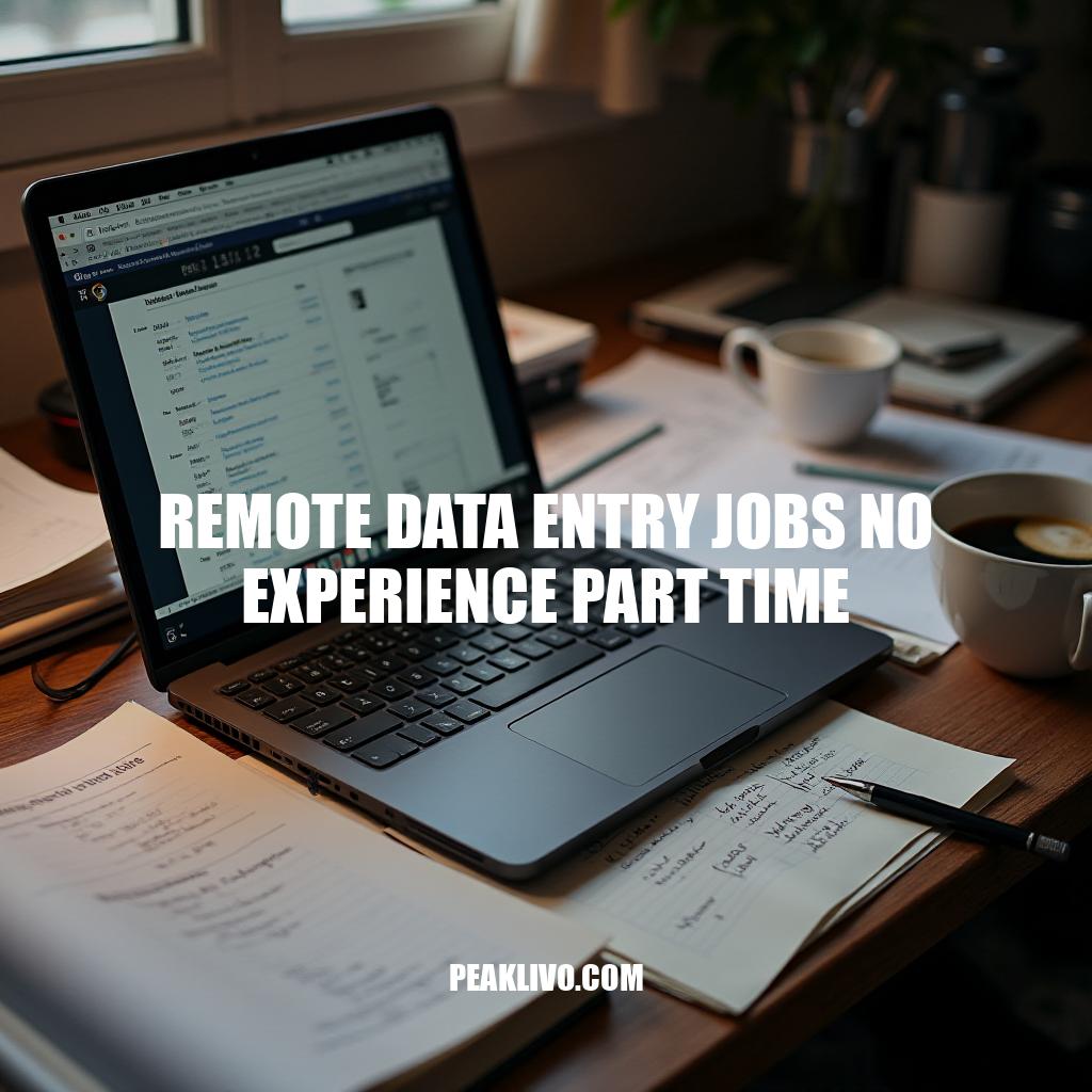 Remote Data Entry Jobs No Experience Part Time - A Beginner's Guide