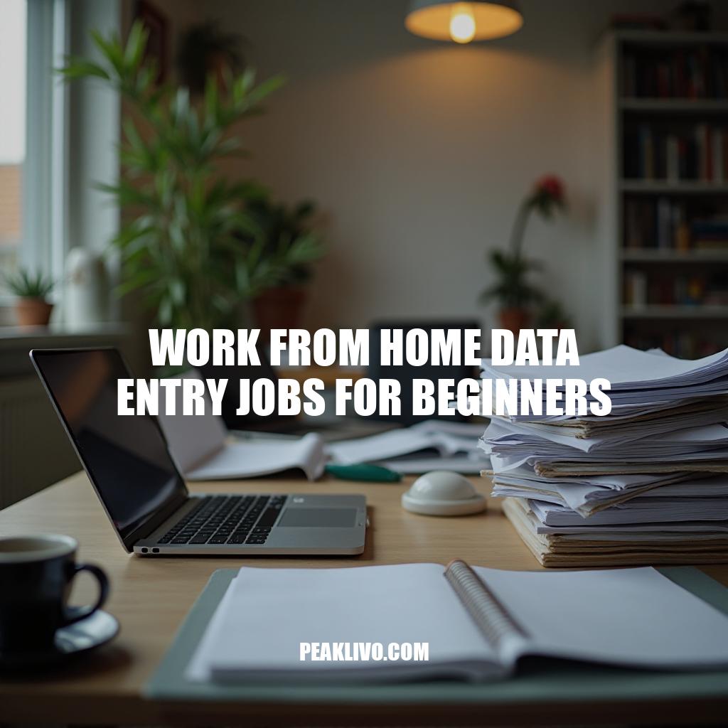 Work From Home Data Entry Jobs For Beginners